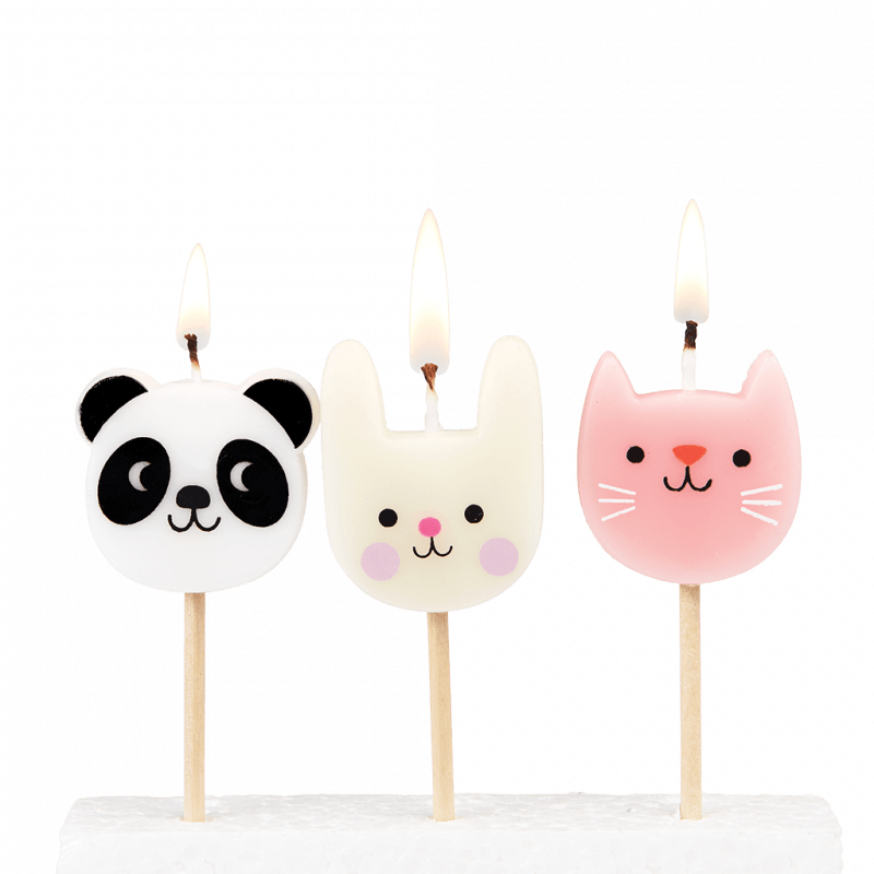 torta gyertya - Miko és barátai